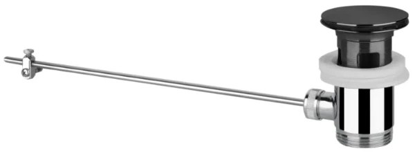 GESSI Technical Accessories Vidage pour lavabo 1 1/4" avec trop plein pour 41405 et 41406. Black Metal PVD