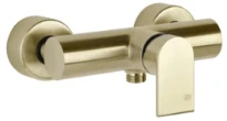 GESSI Via Manzoni Mitigeur douche apparent. Brushed Brass PVD