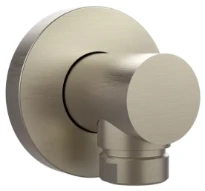Gessi Emporio Shower Sortie murale coudée. Finox nickel brossé