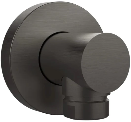38769#707 Gessi Emporio Shower Wateraansluitpunt Geb. Zwart Metaal PVD