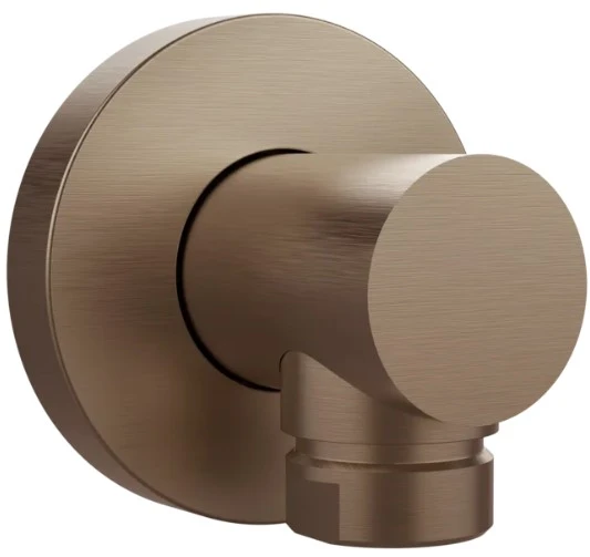 GESSI Emporio Shower Sortie murale coudée. Cuivre Brossé PVD