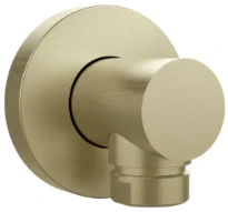 GESSI Emporio Shower Sortie murale coudée. Brushed Brass PVD