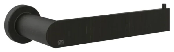 GESSI Emporio Accessories Porte-papier mural horizontal ou vertical. Aged Bronze