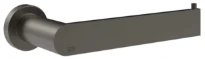 Gessi Emporio Accessoires porte-rouleau mural horizontal ou vertical noir métal brossé PVD