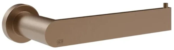 Gessi Emporio Accessories Horizontale of verticale wand-toiletrolhouder Geb. Koper PVD