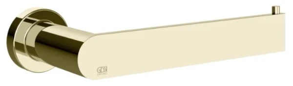 GESSI Emporio Accessories Porte-papier mural horizontal ou vertical. Brass PVD