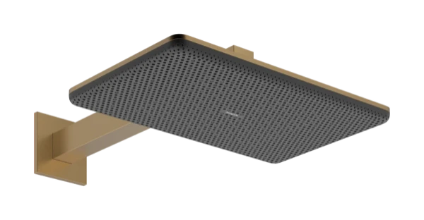 Hansgrohe Raindance Alive Q douche de tête 210 x 340 mm EcoSmart avec bras de douche mural - Brushed Bronze
