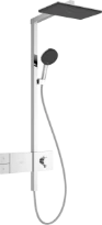 Hansgrohe Raindance Alive Q Showerpipe 210 x 340 mm 1jet avec thermostat ShowerSelect Comfort - chromé