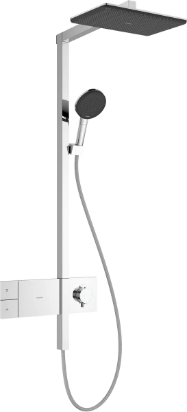 Hansgrohe Raindance Alive Q Showerpipe 210 x 340 mm 1jet avec thermostat ShowerSelect Comfort - chromé