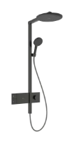Hansgrohe Raindance Alive S Showerpipe 300 mm 1jet avec thermostat ShowerSelect Comfort - Brushed Black Chrome