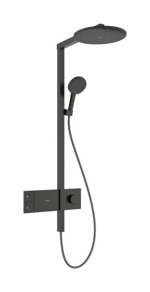 Hansgrohe Raindance Alive S Showerpipe 300 mm 1jet avec thermostat ShowerSelect Comfort - Brushed Black Chrome