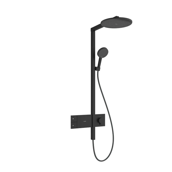 Hansgrohe Raindance Alive S Showerpipe 300 mm 1jet avec thermostat ShowerSelect Comfort - Matt Black