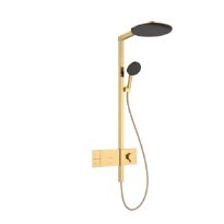 Hansgrohe Raindance Alive S Showerpipe 300 mm 1jet avec thermostat ShowerSelect Comfort - Polished Gold Optic
