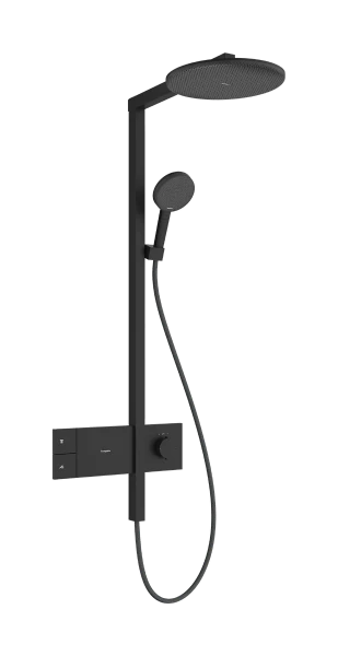 Hansgrohe Raindance Alive S Showerpipe 300 mm 1jet EcoSmart avec thermostat ShowerSelect Comfort - Matt Black