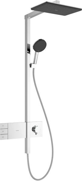 Hansgrohe Raindance Alive Q Showerpipe 210 x 340 mm 2jet avec thermostat ShowerSelect Comfort - chromé