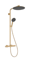 Hansgrohe Raindance Alive S Puro Showerpipe 300 mm 1jet avec thermostat Ecostat Element - Brushed Bronze