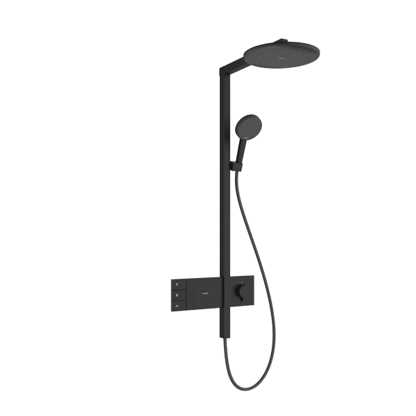 Hansgrohe Raindance Alive S Showerpipe 300 mm 2jet avec thermostat ShowerSelect Comfort - Matt Black