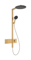 Hansgrohe Raindance Alive S Showerpipe 300 mm 2jet EcoSmart avec thermostat ShowerSelect Comfort - Brushed Bronze