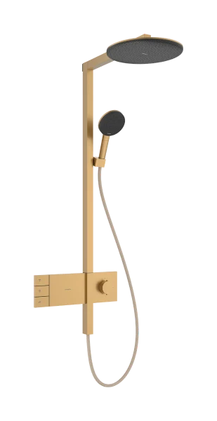 Hansgrohe Raindance Alive S Showerpipe 300 mm 2jet EcoSmart avec thermostat ShowerSelect Comfort - Brushed Bronze