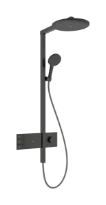 Hansgrohe Raindance Alive S Showerpipe 300 mm 2jet EcoSmart avec thermostat ShowerSelect Comfort - Brushed Black Chrome