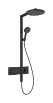 Hansgrohe Raindance Alive S Showerpipe 300 mm 2jet EcoSmart avec thermostat ShowerSelect Comfort - Matt Black