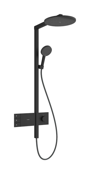 Hansgrohe Raindance Alive S Showerpipe 300 mm 2jet EcoSmart avec thermostat ShowerSelect Comfort - Matt Black