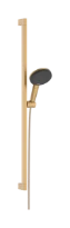 Hansgrohe Raindance Alive Select S set de douche 125 mm 3jet EcoSmart avec barre de douche Unica E Puro 900 mm et Easy Slide schuifstuk - Brushed Bronze