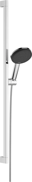 Hansgrohe Raindance Alive Select S set de douche 125 mm 3jet EcoSmart avec barre de douche Unica E Puro 900 mm et Easy Slide schuifstuk - chromé