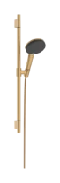 Hansgrohe Raindance Alive Select S set de douche 125 mm 3jet EcoSmart avec barre de douche Unica S Puro 650 mm - Brushed Bronze