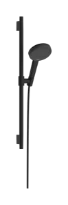 Hansgrohe Raindance Alive Select S set de douche 125 mm 3jet EcoSmart avec barre de douche Unica S Puro 650 mm - Matt Black