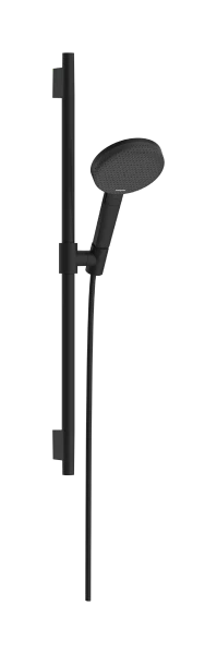 Hansgrohe Raindance Alive Select S set de douche 125 mm 3jet EcoSmart avec barre de douche Unica S Puro 650 mm - Matt Black