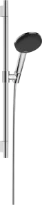 Hansgrohe Raindance Alive Select S set de douche 125 mm 3jet EcoSmart avec barre de douche Unica S Puro 650 mm - chromé