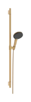 Hansgrohe Raindance Alive Select S set de douche 125 mm 3jet EcoSmart avec barre de douche Unica S Puro 900 mm - Brushed Bronze
