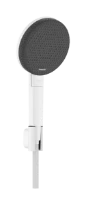 Hansgrohe Raindance Alive Select S support de douche 125 mm 3jet Ecosmart avec flexible de douche textile Designflex 1600 mm - Matt White