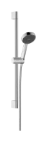 Hansgrohe Activera set de douche 95 mm 2jet EcoSmart avec barre de douche 650 mm - chromé