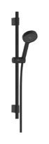 Hansgrohe Activera set de douche 95 mm 2jet EcoSmart avec barre de douche Varia 720 mm - Matt Black
