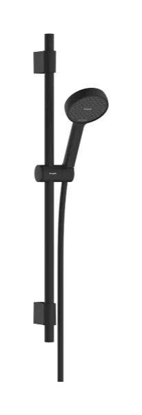 Hansgrohe Activera set de douche 95 mm 2jet EcoSmart avec barre de douche Varia 720 mm - Matt Black