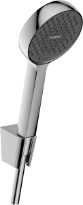 Hansgrohe Activera support de douche 95 mm 2jet EcoSmart avec flexible de douche 1250 mm - chromé