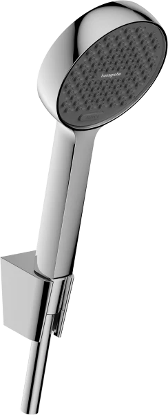 Hansgrohe Activera support de douche 95 mm 2jet EcoSmart avec flexible de douche 1600 mm - chromé