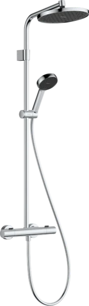 Hansgrohe Activera S Showerpipe 240 mm 1jet EcoSmart avec thermostat Ecostat Fine Varia - chromé