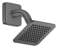 Hansgrohe Axor Citterio C douche de tête 120 x 120 mm avec bras de douche - Brushed Black Chrome