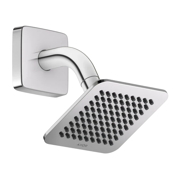 Hansgrohe Axor Citterio C douche de tête 120 x 120 mm avec bras de douche - chromé