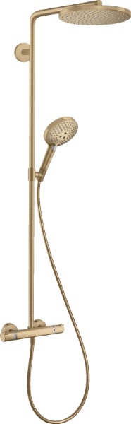 Hansgrohe Raindance S Showerpipe 240 mm 1jet PowderRain EcoSmart avec thermostat - Brushed Bronze