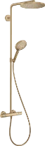 Hansgrohe Raindance S Showerpipe 240 mm 1jet PowderRain EcoSmart+ avec thermostat - Brushed Bronze