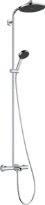 Hansgrohe Activera S Showerpipe 240 mm EcoSmart avec avec badthermostat Ecostat Fine - chromé