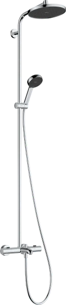 Hansgrohe Activera S Showerpipe 240 mm EcoSmart avec avec badthermostat Ecostat Fine - chromé