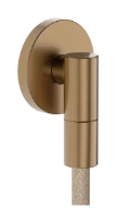 Hansgrohe FixFit Fine S raccord mural avec clapet anti-retour - Brushed Bronze