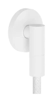 Hansgrohe FixFit Fine S raccord mural avec clapet anti-retour - Matt White