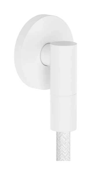 Hansgrohe FixFit Fine S raccord mural avec clapet anti-retour - Matt White
