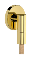 Hansgrohe FixFit Fine S raccord mural avec clapet anti-retour - Polished Gold Optic